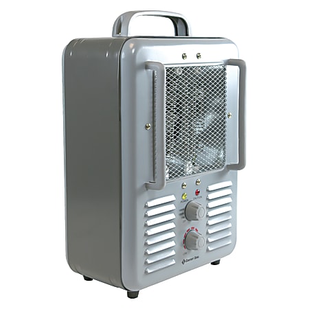 Milk House Utility Heater, Metal Grey