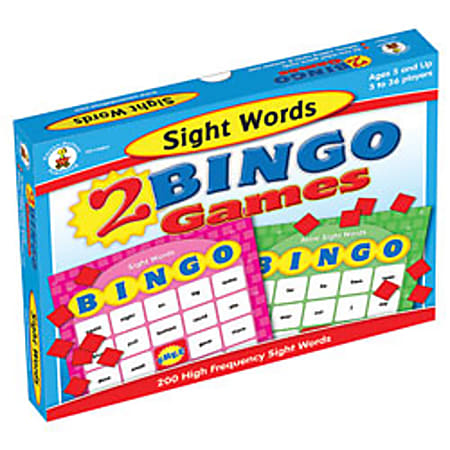 Carson-Dellosa Bingo Games, Sight Words