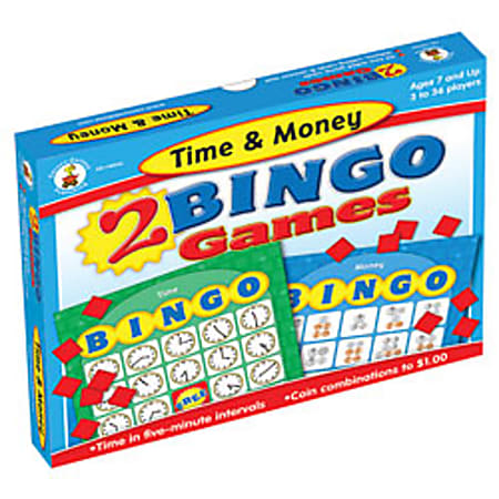 Carson-Dellosa Bingo Games, Time & Money