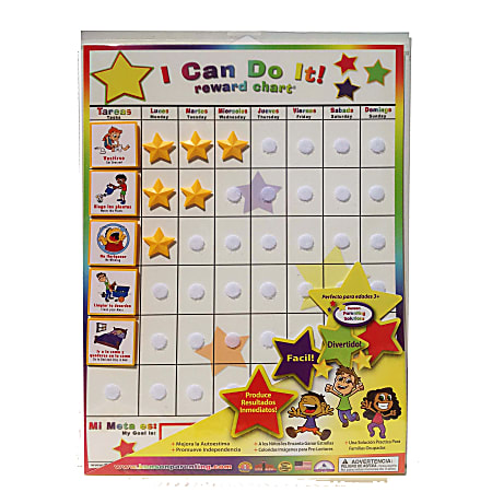 Kenson Parenting Solutions I Can Do It! Reward Chart®, Spanish/English