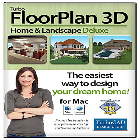 TurboFloorPlan Home & Landscape Deluxe 2015, For Mac®