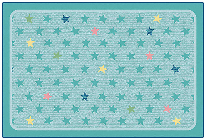 Carpets for Kids® KID$Value Rugs™ Super Stars Decorative Rug, 3' x 4'6", Multicolor