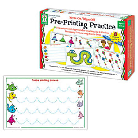 Key Education Write-On/Wipe-Off, Pre-Printing Practice