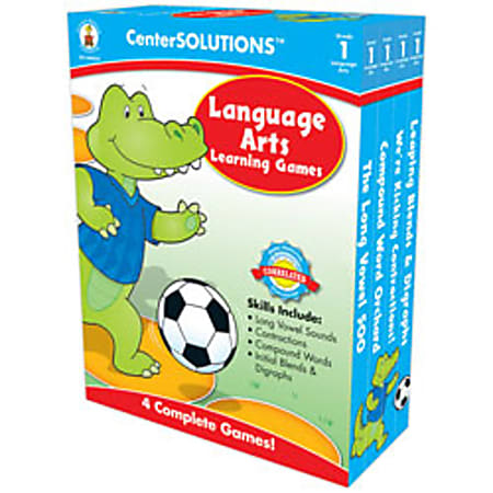 Carson-Dellosa CenterSOLUTIONS™ Learning Games, Language Arts, Grade 1