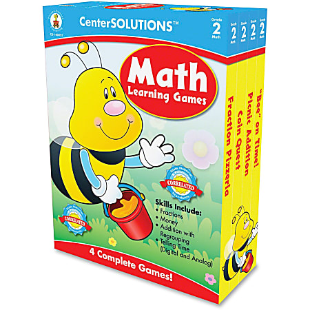 Carson-Dellosa CenterSOLUTIONS™ Learning Games, Math, Grade K