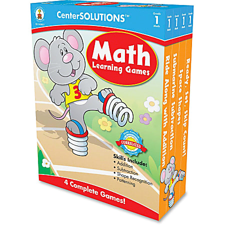 Carson-Dellosa CenterSOLUTIONS™ Learning Games, Math, Grade 2