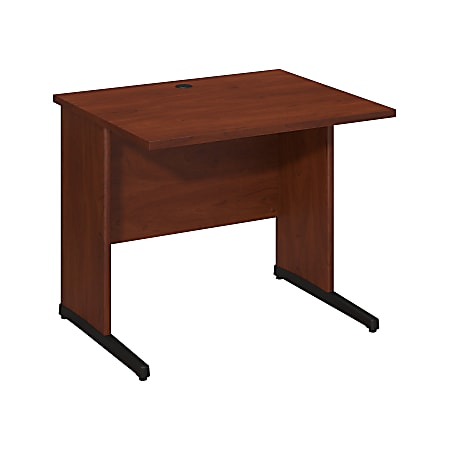 Bush Business Furniture Components Elite C Leg Desk 36"W x 30"D, Hansen Cherry, Premium Installation