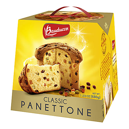 Bauducco Foods Classic Panettone, 26.2 Oz, Case of 12 Boxes