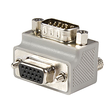 StarTech.com VGA adapter cable - Type 2 - right angle VGA (m) - VGA (f) - Add space  - GC1515MFRA2