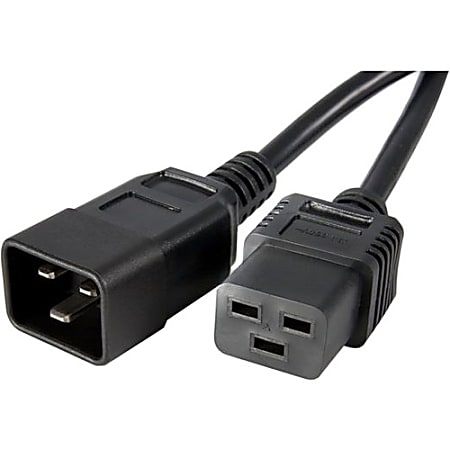 StarTech.com 3 ft Computer Power Cord - C19 to C20 - 3ft