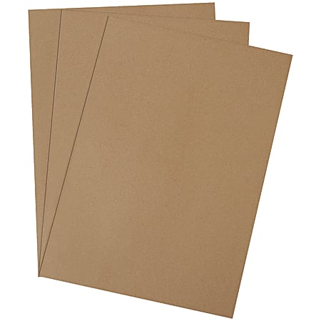 Office Depot® Brand Chipboard Pads, 24" x 36", 100% Recycled, Kraft, Case Of 110
