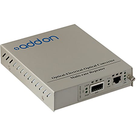 AddOn 10GBase-T RJ-45 & SFP+ Slot Standalone Media Converter Card Kit