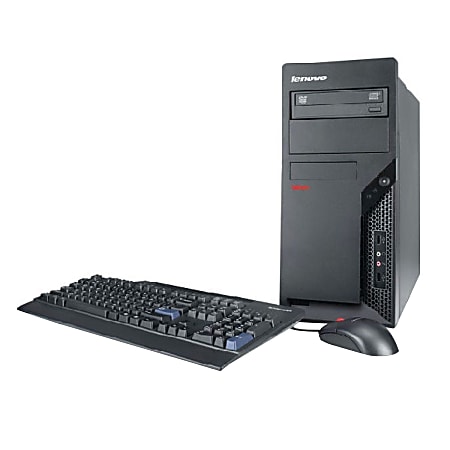 Lenovo® ThinkCentre® M58 Refurbished Desktop PC, Intel® Core™2 Duo, 4GB Memory, 160GB Hard Drive, Windows® 7