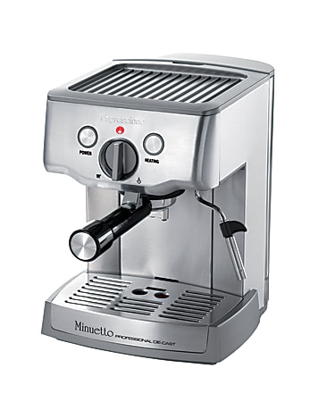 Espressione Café Minuetto Professional 2-Cup Espresso Machine, Die Cast