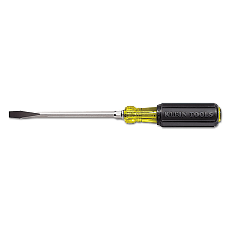 Keystone-Tip Cushion-Grip Screwdrivers, 3/8 in, 13 7/16 in Overall L