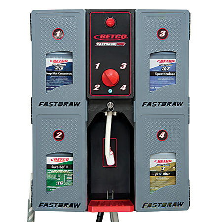 Betco® Fastdraw Pro 4-Bay Dispenser