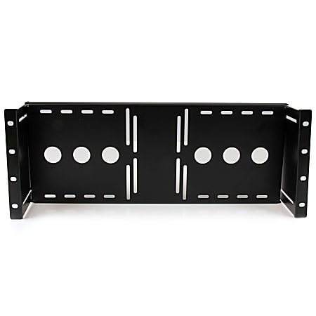 StarTech.com Universal VESA LCD Monitor Mounting Bracket for 19in Rack or Cabinet - Mount a 17-19 inch LCD panel into a standard 19 inch rack/cabinet - rack vesa mount - rack lcd mount - rack monitor mount