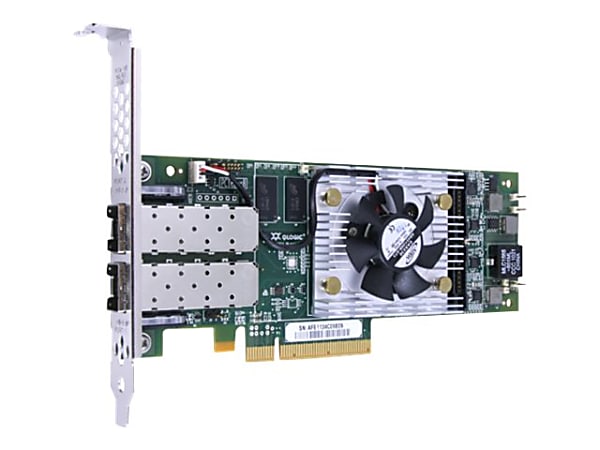 QLogic QLE8362 - Network adapter - PCIe 3.0 x4 / PCIe 2.0 x8 low profile - 10Gb Ethernet x 2 - for MXA UCS C220 M3; UCS C220 M3, C240 M3, C420 M3, Managed C240 M3