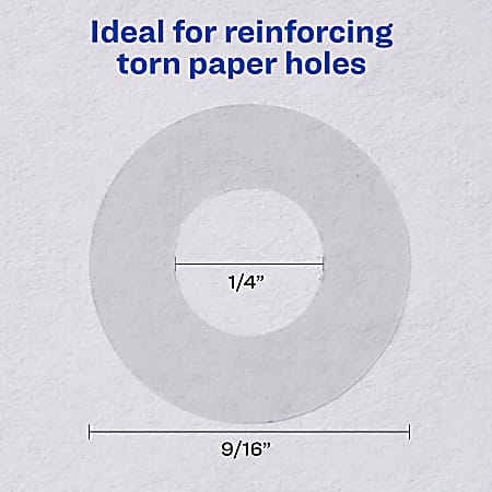 Operitacx 80 Sheets Perforation Adding Stickers Donut Reinforcement Labels  Paper Hole Reinforcement Labels Loose Leaf Hole Reinforcers Reinforcement