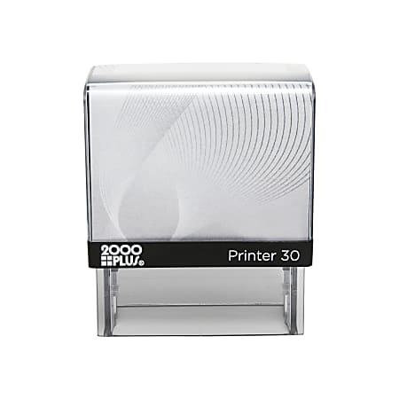 Custom 2000 PLUS®Self-Inking Monogram Stamp, 11/16" x 1-13/16" Impression