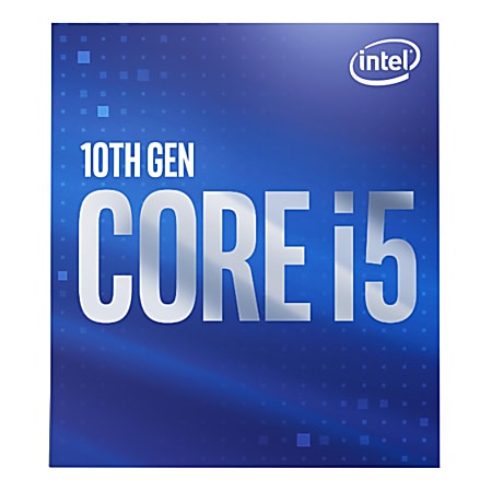 Intel Core i5 (10th Gen) i5-10400 Hexa-core (6 Core) 2.90 GHz Processor - Retail Pack - 12 MB L3 Cache - 64-bit Processing - 4.30 GHz Overclocking Speed - 14 nm - Socket LGA-1200 - Intel UHD Graphics 630 - 65 W - 12 Threads