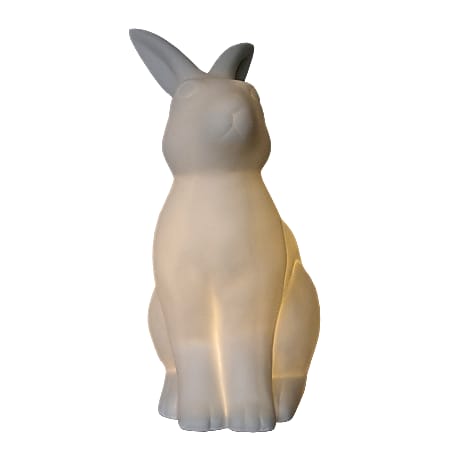 Simple Designs Porcelain Bunny Rabbit Table Lamp
