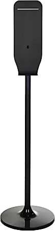 Alpine Industries Universal Soap And Sanitizer Dispenser Stand, 55-1/2"H x 14-1/2"W x 4-7/8"D, Black