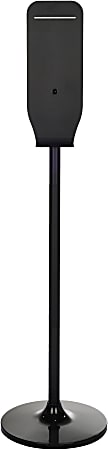 Alpine Industries Universal Soap And Sanitizer Dispenser Stand, 55-1/2"H x 14-1/2"W x 4-7/8"D, Black
