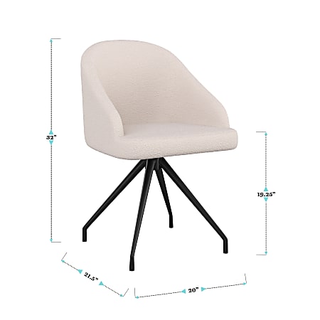 Stationary upholstered desk chair deals