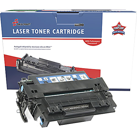 SKILCRAFT® Remanufactured High Yield Laser Toner Cartridge 51X, 51A - Black - 1 Each - 6000 Pages