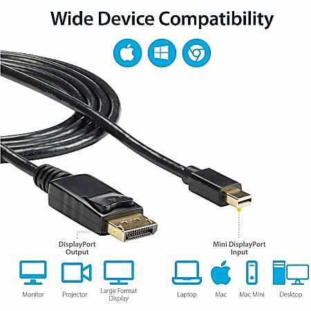 Mini Display Port DP Thunderbolt to HDMI Adapter Cable For Laptop Desktop PC