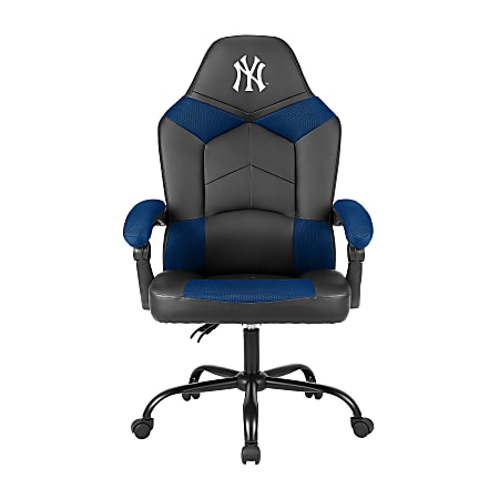 Imperial MLB Adjustable Oversized Vinyl High-Back Office Task Chair, New York Yankees