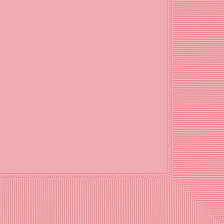 Amscan Lunch Napkins, 6-1/2" x 6-1/2", New Pink, 100 Napkins Per Pack, Case Of 4 Packs