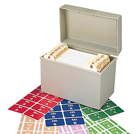 Smead® ACCS Alphaz® Permanent Color-Coded Label Kit, A-Z Assortment, Pack Of 2,200 Labels