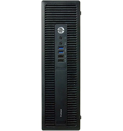 HP ProDesk 600G2 Refurbished Desktop PC, Intel® Core™ i7, 16GB Memory, 256GB Solid State Drive, Windows® 10, RF610566