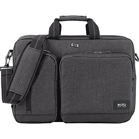 Solo New York Duane 15.6" Hybrid Backpack Briefcase, Gray