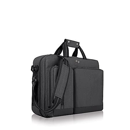 Solo New York Duane 15.6 Hybrid Backpack Briefcase Gray - Office Depot