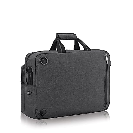 Solo New York Duane 15.6 Hybrid Backpack Briefcase Gray - Office Depot