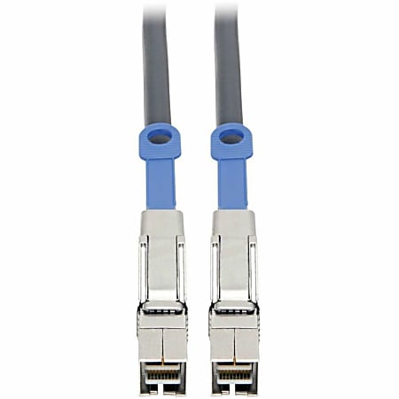 Tripp Lite Mini SAS HD Cable (SFF-8644) External 2 Meters (6.6 Feet) 12 Gbps - Mini-SAS HD for Storage Device, Hard Drive - 1.50 GB/s - 6.56 ft - 1 x SFF-8644 Male Mini-SAS HD - 1 x SFF-8644 Male Mini-SAS HD - Gold Plated Contact - Shielding - Black