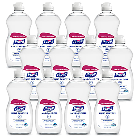 Purell® Advanced Hand Sanitizer Gel, 12.6 Oz Bottle, Case Of 12