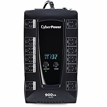 CyberPower Intelligent LCD Series AVRG900LCD 900VA 480W UPS