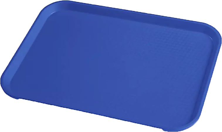 Cambro Fast Food Trays, 10" x 14", Navy Blue, Pack Of 24 Trays