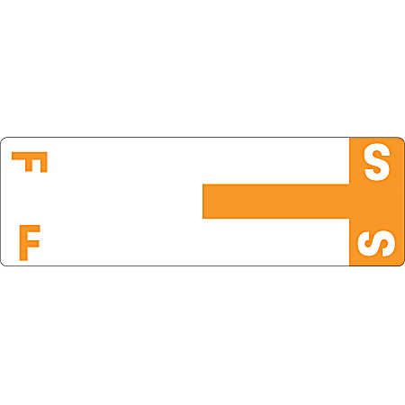 Smead NCC AlphaZ Permanent Color Coded Name Label Refill Pack F S ...