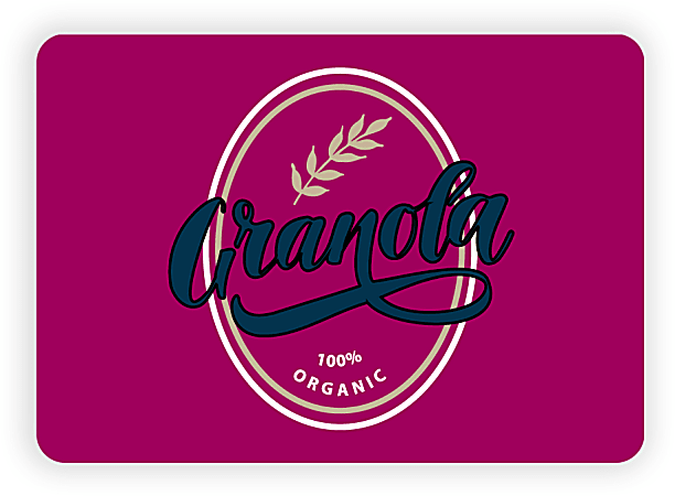 Custom Full-Color Printed Labels And Stickers, Rectangle, 1-15/16” x 2-3/4”, Box Of 125 Labels