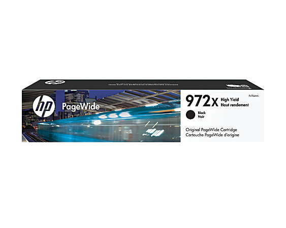 HP 972X PageWide Black High-Yield Ink Cartridge, F6T84AN