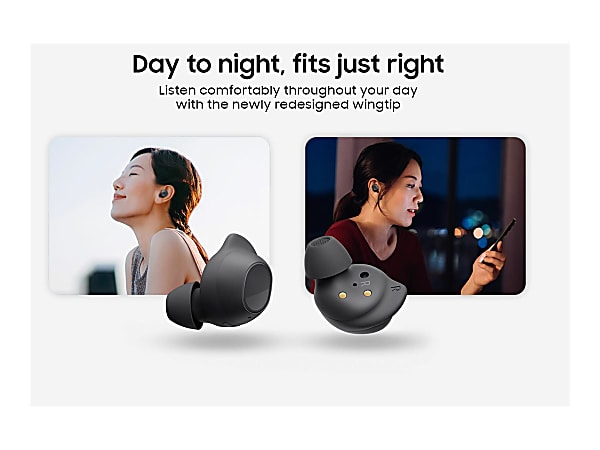 Samsung Galaxy Buds FE - True wireless earphones with mic - in-ear - Bluetooth - active noise canceling - graphite