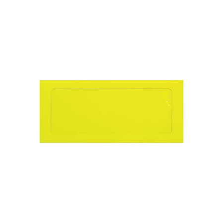 LUX #10 Envelopes, Full-Face Window, Peel & Press Closure, Citrus, Pack Of 1,000