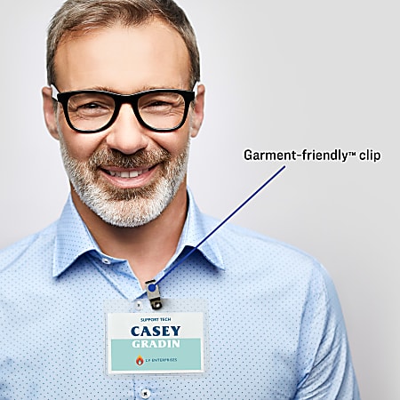 Avery® Magnetic Style Name Badge Kit, Horizontal, 4" X 3", White, 48/pack By AVERY PRODUCTS CORPORATION, AVE8781