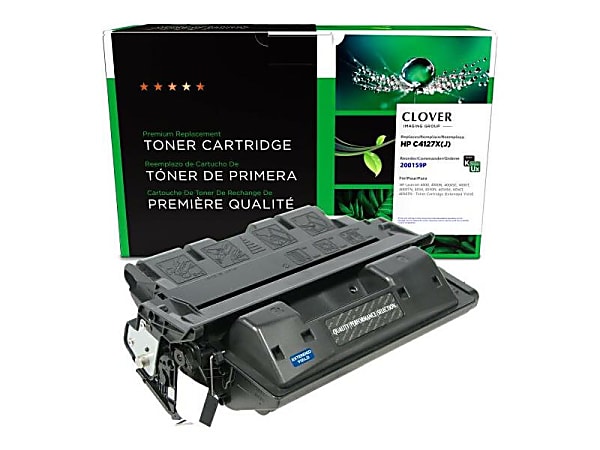 CIG Clover Imaging Group Premium Remanufactured Black Extra High Yield Toner Cartridge Replacement For HP 27X, C4127X