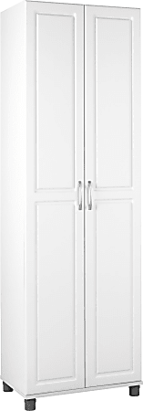 Ameriwood™ Home SystemBuild Kendall Storage Cabinet, 5 Shelves, 24"Wide, White